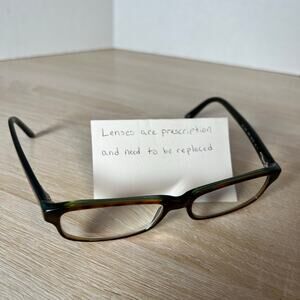 Ray-Ban RB5187 2445 Eyeglasses READ DESC Brown Green Frames Only 52-16-140